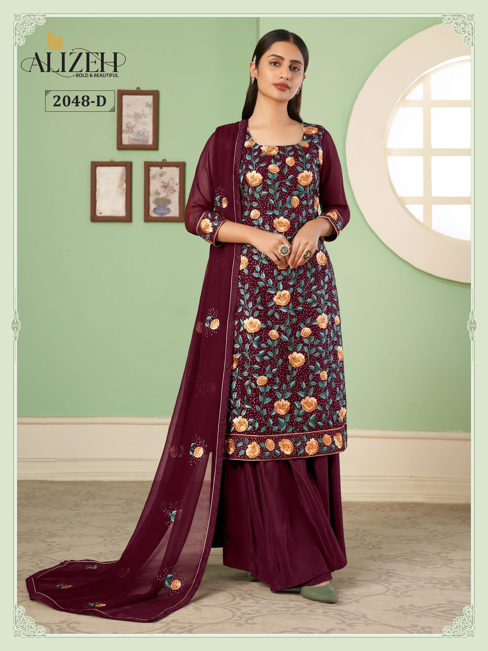 Alizeh Zaida Vol 10 Georgette Designer Salwar Suit Collection